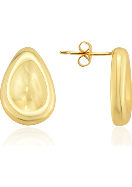 Minimalist Damla Model Altın Renk Paslanmaz Çelik Küpe fiyatları