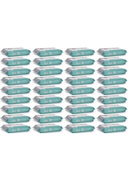 Perine Bölgesi ve Vücut Temizleme Islak Mendil Havlu 50 Yaprak (Ebat 4xl) (36 Lı Set)