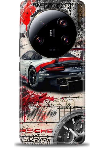 Xiaomi Mi 13 Ultra Kılıf Hd Baskılı Kılıf + 9h Nano Tam Kaplayan Ekran Koruyucu 484