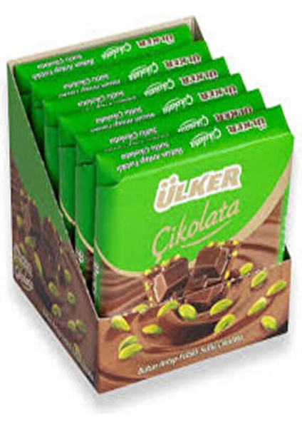 Çikolata Antep Fıstıklı 70 gr x 6 Adet Pratik Taşıma İmkanı Sunar fiyatları
