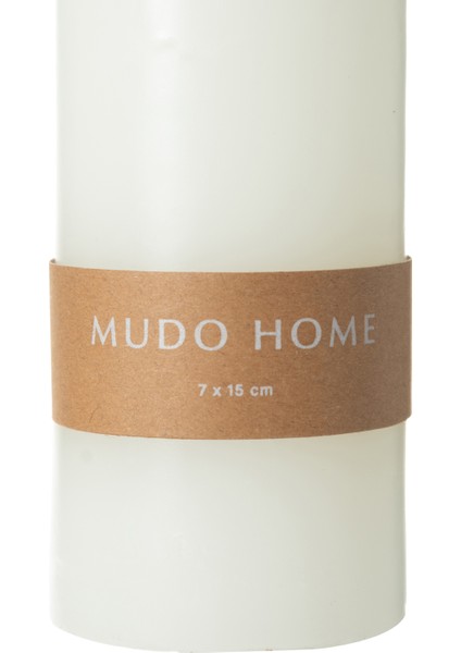 Sütun Mum Beyaz 7X15CM modelleri