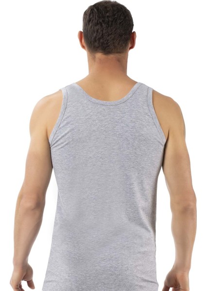 Erkek Pamuklu Penye Süprem Atlet | Gri K0050 fiyatları