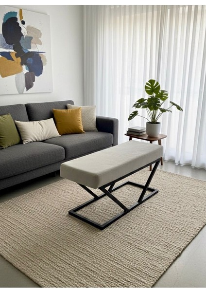 Todekhome Dublin Bank Sandalye Puf Bench Bej fiyatları