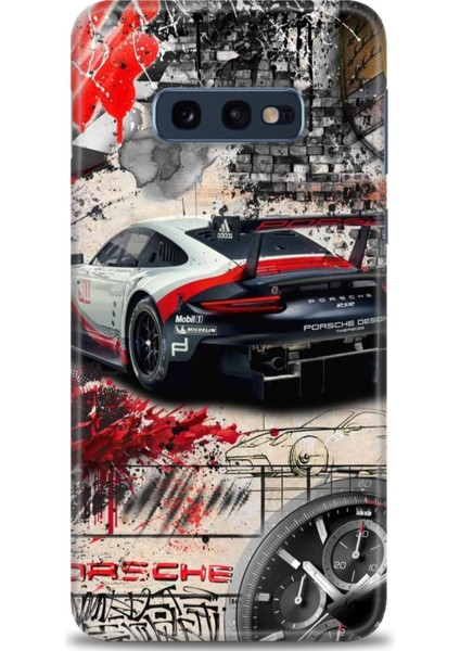 Samsung Galaxy S10E Hd Baskılı Kılıf + 9h Nano Tam Kaplayan Ekran Koruyucu 484