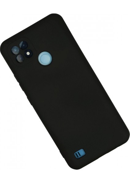 Realme C21 Kılıf Nano Içi Kadife Silikon - Siyah (K95) fiyatları