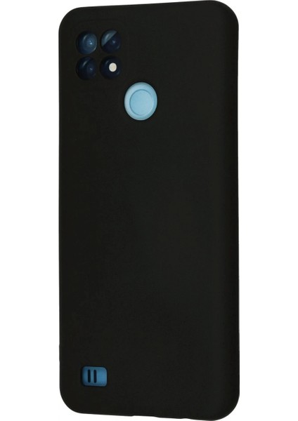 Realme C21 Kılıf Nano Içi Kadife Silikon - Siyah (K95) modelleri