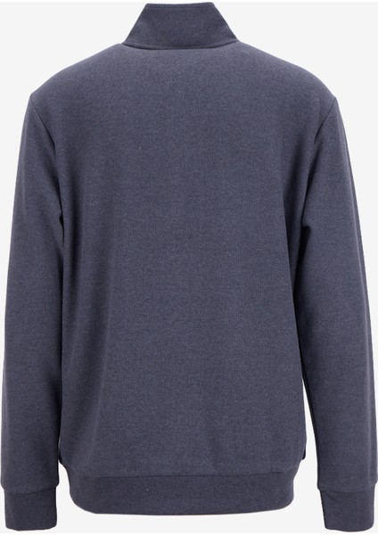 Bato Yaka Düz Örgü Desenli Gri Erkek Sweatshırt MML5WM-SWT9517 fiyatları