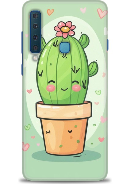 Samsung Galaxy A9 2018 Hd Baskılı Kılıf + 9h Nano Tam Kaplayan Ekran Koruyucu 308