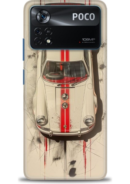 Xiaomi Poco X4 Pro 5g Kılıf Hd Baskılı Kılıf + 9h Nano Tam Kaplayan Ekran Koruyucu 485