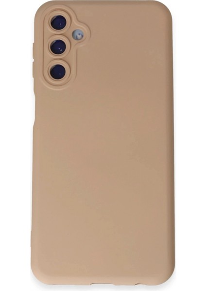 Samsung Galaxy M34 5g Kılıf Nano Içi Kadife Silikon - Pudra (K95)