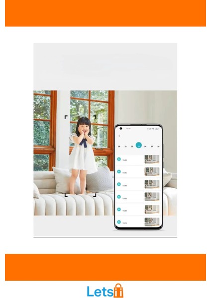 Uygulama Destekli Wi Fi Ev Güvenlik Kamerası Hd Gece Görüşlü 360 Derece Panoramik modelleri