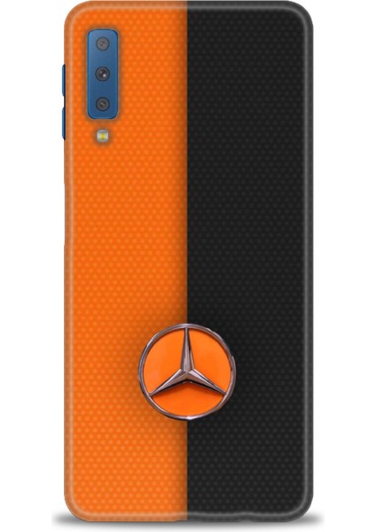 Samsung Galaxy A7 2018 Hd Baskılı Kılıf + 9h Nano Tam Kaplayan Ekran Koruyucu 378