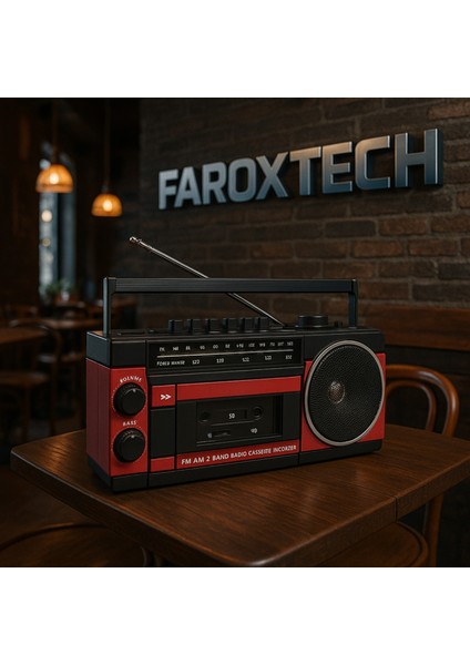 Retro Klasik Kaset Çalarlı Fm/am/sw Radyo – Bluetooth, Usb, Sd Kart Destekli Taşınabilir Hoparlör fırsatları