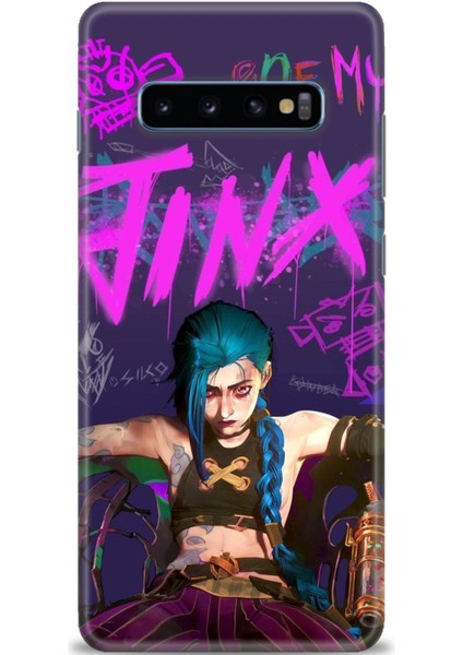 Samsung Galaxy S10 Plus Hd Baskılı Kılıf + 9h Nano Tam Kaplayan Ekran Koruyucu 275