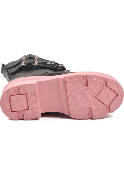 Siyah Pembe Içi Polarlı Kaymaz Taban Kız Çocuk Bot G-1001 F Zncr indirimleri