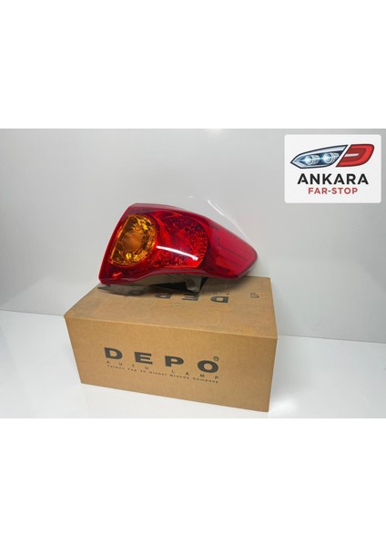 Toyota Corolla 2007 - 2009 Stop Lambası Sağ - Sol Dış Takım (Toplam 2 Stop - Depo Marka) fırsatları