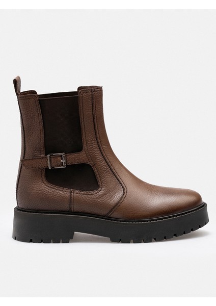 Taba Hakiki Deri Lastikli Chelsea Kadın Bot fiyatları