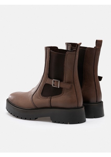 Taba Hakiki Deri Lastikli Chelsea Kadın Bot fırsatları