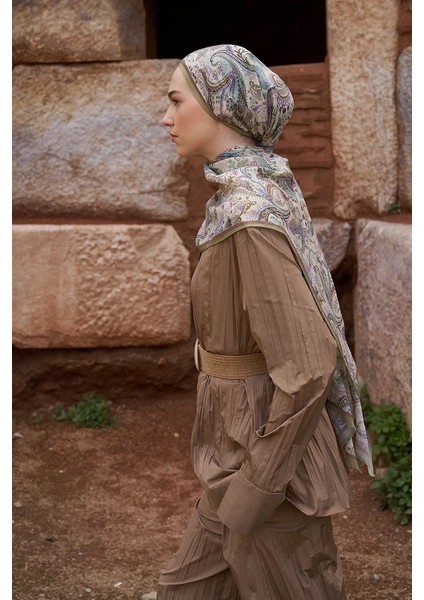 Yeşil Ed Scarf Bouqet Şal fiyatları