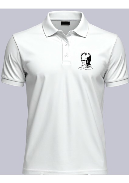 Atatürk Silüetli Polo Yaka Tshirt