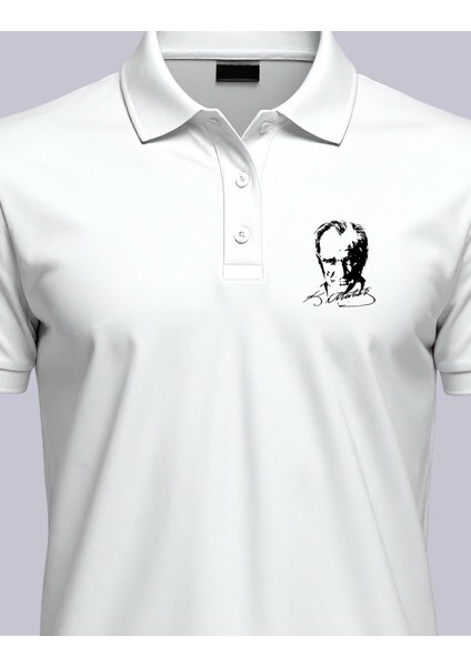 Atatürk Silüetli Polo Yaka Tshirt fiyatları