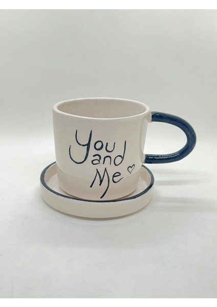 Kupa Köpekli Sevimli El Yapımı Seramik Kupa ve Tabak fırsatları