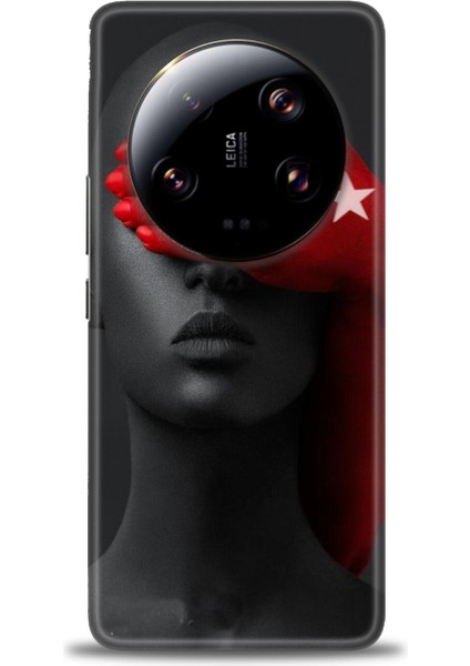 Xiaomi Mi 13 Ultra Kılıf Hd Baskılı Kılıf + 9h Nano Tam Kaplayan Ekran Koruyucu 246