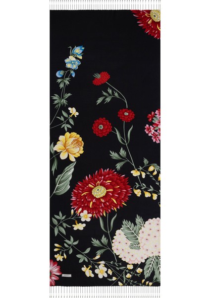 SİYAH İpekevi İpek Şal 8022 modelleri