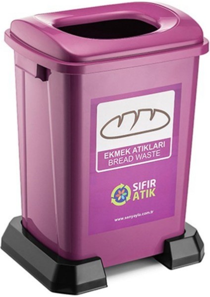 Geri Dönüşüm Kutusu Metal Atık Sıfır Atık Kutusu 50 Lt - 1 Adet
