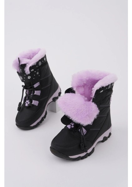 Kız Çocuk Kışlık Sıcak Tutan Kar Botu - Su Geçirmez Outdoor Kar Botu fiyatları