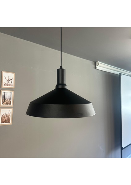 Lema Tekli Avize Siyah Fener Başlık Sarkıt Lamba Restoran Cafe Salon Avizeleri indirimleri