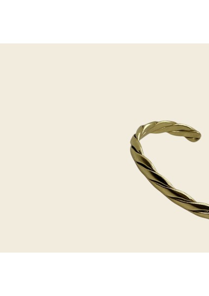 El Örmesi Saf Pirinç Bileklik | Kum Dokulu Burgu Manşet | Ayarlanabilir Bilezik fırsatları