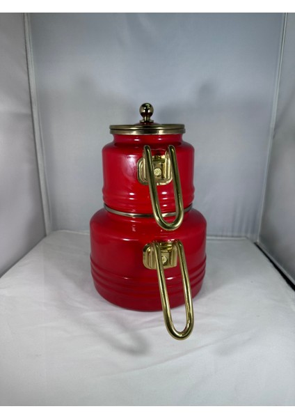 Vintage Emaye Çaydanlık Heybeli modelleri