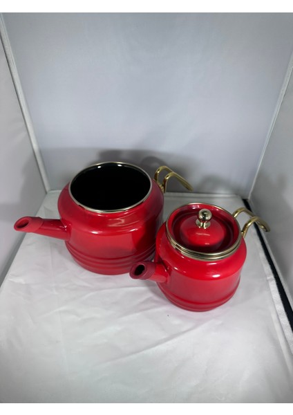 Vintage Emaye Çaydanlık Heybeli indirimleri