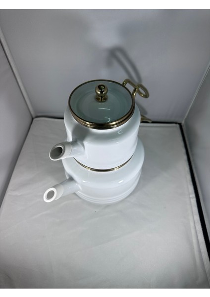 Vintage Emaye Çaydanlık Heybeli modelleri