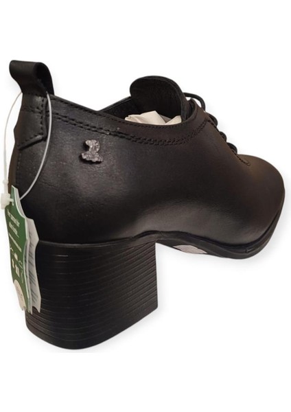 2512707K Topuklu Bağcıklı Klasik Deri Kadın Ayakkabı indirimleri