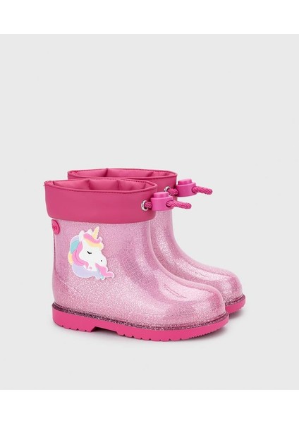 Bimbi Unicornio Glitter Kız Çocuk Fuşya Yağmur Çizmesi W10339-093