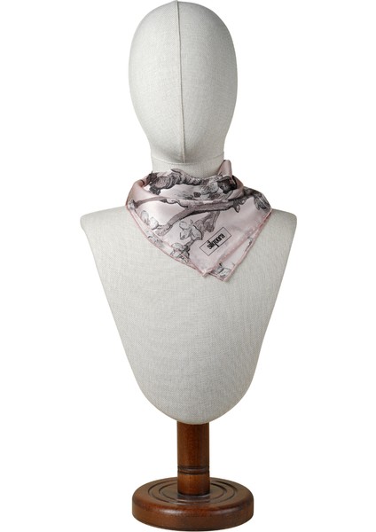 %100 Ipek Bandana Fular -Vincent Van Gogh (Badem Ağacı Pembe) fiyatları