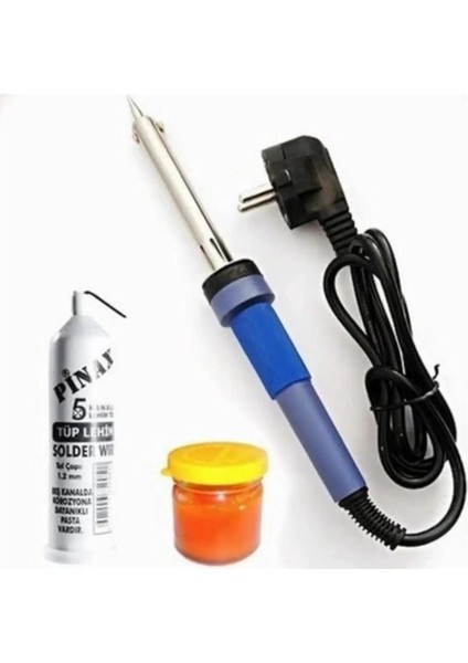 Buğz Lehim Havya Kalem Havya 40 W 3 Parça Havya Seti