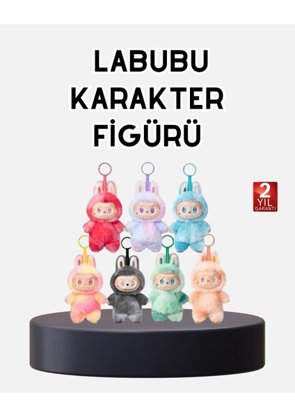 Buğz Labubu Koleksiyonluk Peluş Oyuncak – Yumuşak Kumaşlı, Dekoratif Tasarım, Hediyelik