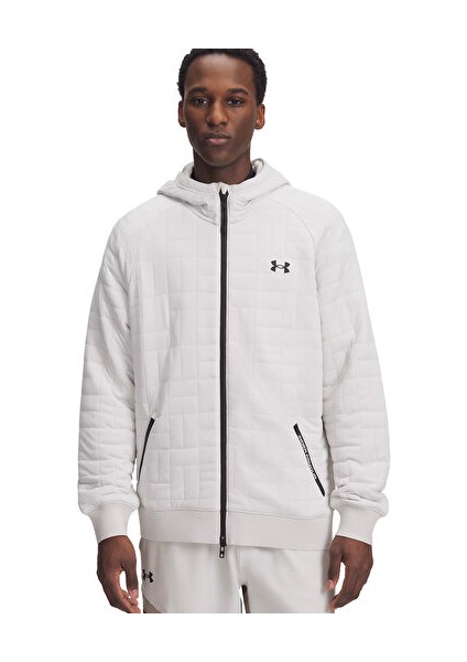 Ua Unstoppable Flc Txtr Fz Erkek Günlük Ceket 6003869-110 Beyaz
