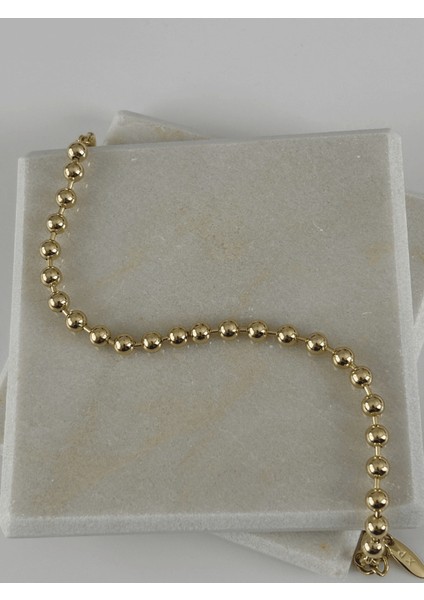 14 K Renginde Dorika Taşlı Gold Bileklik modelleri