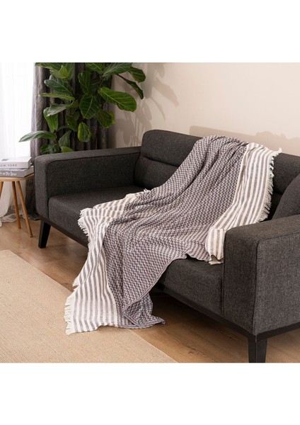 Naturel Koltuk Örtüsü/şalı Violet