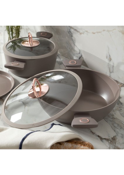 Berlınger Haus Sahara Tencere 28 cm Taupe fiyatları