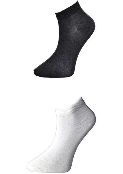 Siyah ve Beyaz Kadın Bilek Çorap 3 çift fırsatları