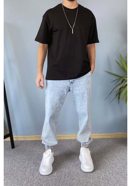 Oversize Fit %100 Pamuk Orta Kalın Dokulu Ekru T-Shirt modelleri