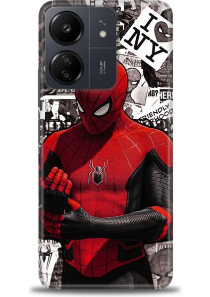 Xiaomi Redmi 13C Kılıf Hd Baskılı Kılıf + 9h Nano Tam Kaplayan Ekran Koruyucu 95