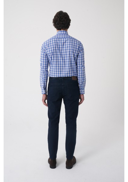 Erkek Denim Jean Jogger Pantolon Koyu Lacivert PNJ25K25203_40 fiyatları