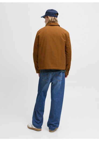 Kahve Erkek Mont 12278797_JJEDOVER Worker Jacket Noo indirimleri