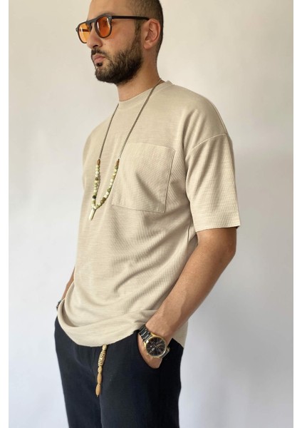 Yazlık Keten Erkek Tişört